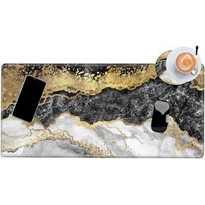 Gaming Mouse Pad Large Mousepad Sunflower Desk Mat XXL Desk Pad 31.5''x15.75'' Computer Mat with Stitched Edge Rubber Base for Work Women Home Office in Kuwait