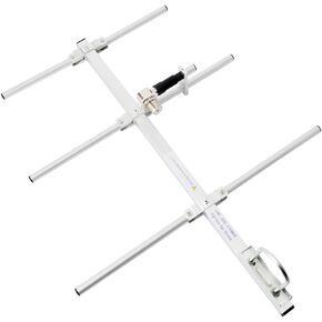 HYS Foldable UHF Yagi Antenna, 70CM 400-470Mhz Aluminium Alloy Outdoor Antenna, Aluminium Alloy GMRS Base Antenna for Yaesu Motorola Icom Kenwood Radio Transceiver HT Repeater