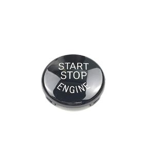 Car Engine Black Start Stop Switch Button Cover Trim for BMW Interior 1 3 5 6 X1 X3 X5 X6 Series,E81 E90 E91 E60 E63 E84 E83 E70 E71