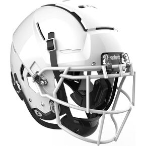 Schutt F7 VTD Collegiate Football Helmet, EGOP NB VC Facemask Attached, Large, White