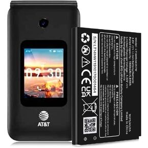 SHENMZ TL14H5044357W Battery, (Upgraded) 1800mAh High Capacity Li-ion Replacement Battery for AT& T Cingular Flip IV 4 U102AA TL14H504357W