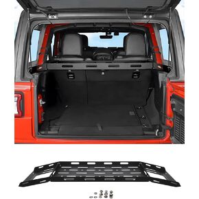 حامل سلة البضائع الخلفي لسيارة Jeep Wrangler JK، حامل تخزين الأمتعة لملحقات Wrangler JK 2011-2017، رف صندوق السيارة المعدني الصلب JK 4 أبواب (بدون مثقاب) in Kuwait