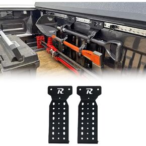 Bed Rail Modular Accessory Mount for 2007-2023 Toyota Tundra 2nd & 3rd Gen | Mount Shovels, Recovery Boards, Fuel Cans, & Other Accessories | 3 Mounting Locations | Made in The USA | Rago Fabrication