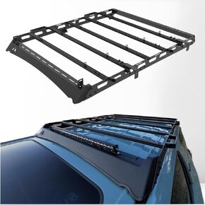 Black Roof Rack Cargo Storage Compatible with 2010-2023 4Runner (Medium Size)