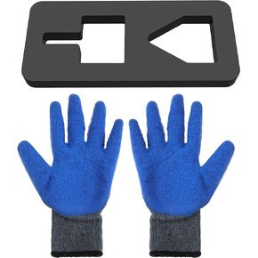 لوحة ساحبة T Post - فولاذ شديد التحمل بسمك 13.3 مم / 0.54 بوصة ساحبة عمود T - استخدم السلاسل وملحقات الجرارات وخطافات S والرافعات ودلاء الجرارات لسحب عمود T من الأرض in Kuwait