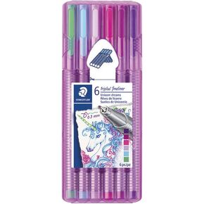 Staedtler Pens Triplus Fineliner Triangular Pens, 0.3mm
