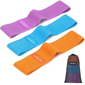 Hip Resistance Bands Exercise Workout Bands Non Slip Cloth Hip Bands for Fitness Pilates and Home Workout