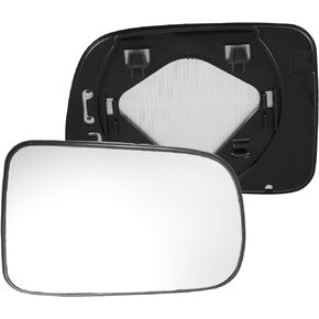 X AUTOHAUX Car Rearview Right Passenger Side Heated Mirror Glass Replacement W/Backing Plate for Honda CR-V 1997 1998 1999 2000 2001 2002 2003 2004 2005 2006