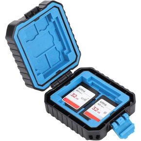 Memory Card Storage Box, Memory Card Protective Carry Case, Travel Holder Cards Containers for TF Cards