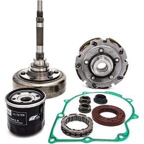Clutch Kits Assembly compatible with ATV UTV hisun,includes Clutch one way bearing,filter,Drum, housing For utv,hs700,msu,500, UTV700, ATV500, ATV700 in Kuwait