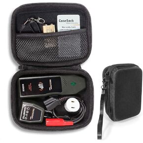 CaseSack Circuit Breaker Finder case for Klein Tools ET300 Circuit Breaker Finder and Southwire Adapter/Accessory Kit, Mesh Pocket for Other Accessories as Well, Compact and Storage Easy case
