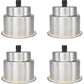 DNB Stainless Steel Cup Holder - Insert Drink Holders with Drain Marine Boat Accessories