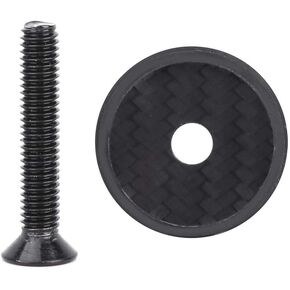 Bike Headset Top Hat Carbon Fiber Bike Top Hat and Screw for Most Bike