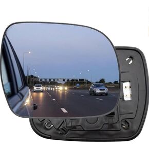 مرآة الجانب الأيمن للركاب من AUTOXBERT مُدفأة لسيارة Lexus RX330 2004-2006، RX350 2007-2009، RX400h 2006-2009 مع لوحة دعم