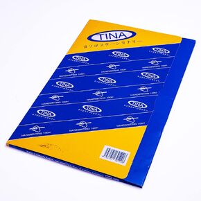 صندوق ورق كربون أزرق من جانب واحد مكون من 100 ورقة مقاس F4 (8.25 × 13 بوصة)
