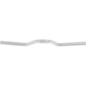 Road Bicycles MTB Handlebar Aluminum Fixed Gear Riser Bar Handlebar for Mountain Road and Hybrid Bikes(Silver)