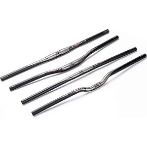 BUCKLOS 25.4/31.8mm Mountain Bike Handlebars Flat/Riser Bar, Aluminum Alloy MTB Handlebar 660/720/780mm, Premium Matter Mount Bikes Bicycle Handle Bar.