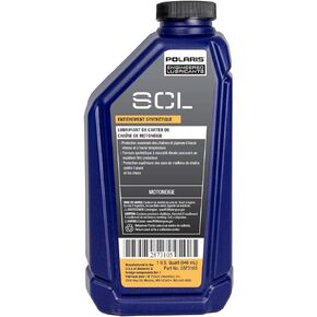 Polaris Snowmobile SCL Full Synthetic Chaincase Lubricant for Specific Switchback, INDY, Voyageur, RMK, TITAN and RUSH Models, High Viscosity, Ultimate Protection, 1 Quart, Qty 1-2873105
