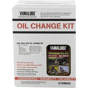 Yamalube Full Synthetic 15W-50 Oil Change Kit Side x Side - Fits: Yamaha YXZ1000R/SS 2016-2023
