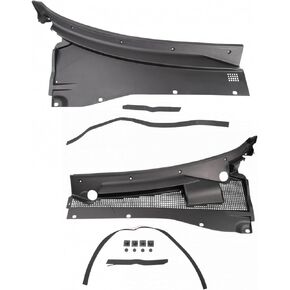 TRQ Firewall Cowl Grille Compatible with 2001-2007 Ford Escape 2005-2007 Mercury Mariner