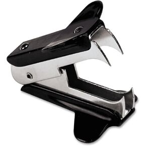 Universal 00700VP Jaw Style Staple Remover, Black, 3 per Pack