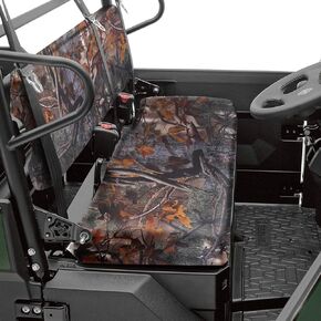 KEMIMOTO 2 Sets Bench Seat Cover Compatible with Kawasaki Mule 2015-2023 PRO-FXT DXT FX DX, Replace OEM Part # KAF080-039 Front Rear Camo Rear Seat Cover
