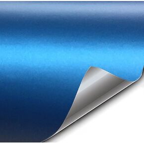 VViViD+ Matte Metallic Blue (Ghost) Vinyl Wrap Roll (1ft x 5ft)