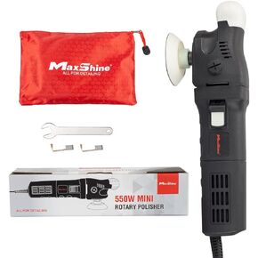 Maxshine M550 Rotary Polisher, Powerful 550W, 6-Spd, 3" Disc, Thread 5/8 - Premium Auto Detailing Tool, Paint Protection & Restoration, Swirl, Scratch Repair, Glossy, Shine - Car - Truck - SUV