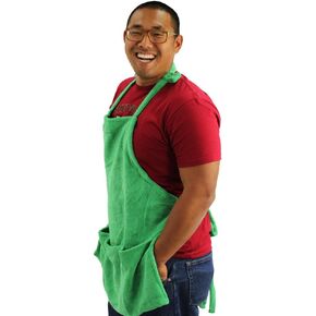 Chemical Guys MIC_APRON1 Microfiber Detailing Apron with Pockets and Hook and Loop Straps for Cords