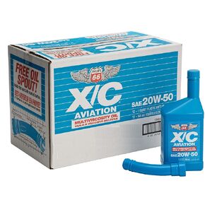 Phillips 66 - XC 20W50 Aviation Oil, 1qt Case of 12 | 1045457