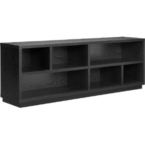 Bowman Rectangular TV Stand for TV's up to 65" in Black Grain