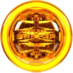 Truck-Lite Clearance/Marker Lamp (Front)(Amber LED) for 2019 Ford E-Series, Stripped, 2019-2021 Ford F-59, Stripped, 2020-2021 Freightliner MT45 - 10275Y