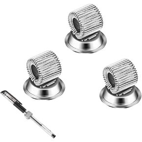 3pcs Strong Magnetic Single Pen Holders Organizer Clips with Adjustable Spring Loop Fit for Any Size Pens Removable Push Pins on Refrigerator, Whiteboard, Erase Board and Bulletion Board
