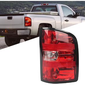 Huray Tail light Assembly for Chevy Silverado 2007-2013 Replacement Silverado 07-13 1500 2500 HD 3500 HD OE Style Rear Brake Lamp 25958482 GM2800207 (Left)