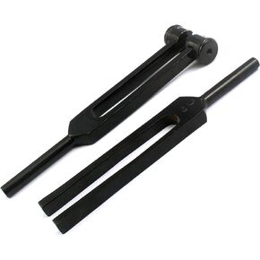 Nervous System Testing Tuning Fork Tuning Fork Choose 256HZ & 512HZ (Full Black) by G.S Online Store