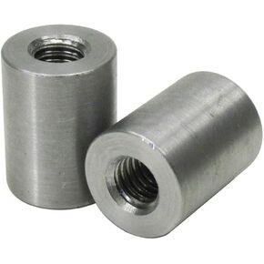 3/8"-16 Long Straight Threaded Steel Bungs - Quantity of 2 - Made in The USA - Fabrication Parts DIY Motorcycle Chopper Bobber Cafe Racer Builder