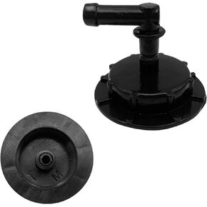 2 PCS Car Radiator Coolant Reservoir Overflow Tank Cap with Joint, OEM Number 19102-PM5-A00 19106-RNA-A48, Coolant Tank Cap Replacement Compatible with Accord Civic RDX (Black)