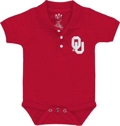 Little King NCAA Short Sleeve Polo Bodysuit Romper -0-3M 6M 12M 18M in Saudi Arabia