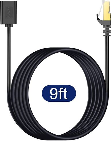 كابل تمديد إيثرنت J&D، محول كابل موسع إيثرنت Cat 6 (6 أقدام) يدعم معايير Cat6 / Cat5e / Cat5، أسلاك RJ45 محمية من ذكر إلى أنثى in Saudi Arabia