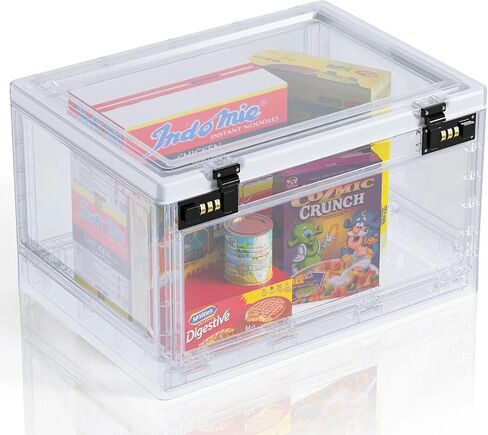 Large-capacity Lock Box,Medicine Lockbox,Refrigerator Lockbox for Food,Phone and Game Player Jail,Medical Food-Grade Materials, 15x 11 x 9 Inches in Saudi Arabia