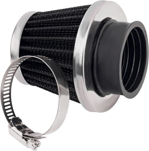 2 قطعة 42 مللي متر فلتر هواء عالمي لـ GY6 125CC 150CC 200CC 250CC الترابية دراجة ATV رباعية سكوتر الذهاب كارت متوافق مع كاواساكي سوزوكي ياماها PZ24 PZ30 المكربن ​​الدراجة Roketa Taotao للدراجات النارية in Kuwait