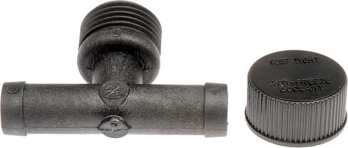 Dorman 47121 5/8 Radiator Flush Tee with Cap Universal Fit in Saudi Arabia