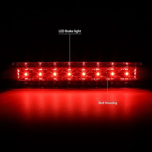 DNA MOTORING 3BL-GMCEQ13-LED-BK Black Housing LED High Mount 3rd Third Brake Light [Compatible with 10-17 Equinox / 10-17 Terrain] in Saudi Arabia