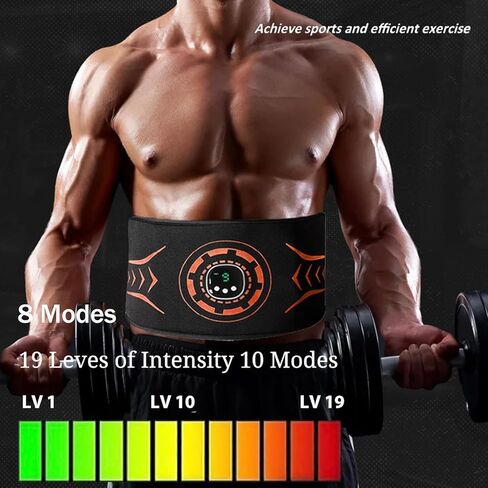 محفز ABS، جهاز Ab، حزام تنغيم البطن، جهاز تجانس العضلات، معدات تدريب اللياقة البدنية، معدات تدريب Ab للمنزل in Kuwait