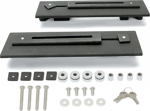 Universal Hard Saddle Bags Detachable Mounting Brackets Compatible with 8mm Mounting Holes Quick Release in Kuwait