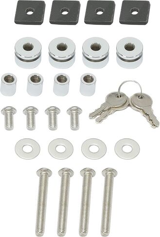 Universal Hard Saddle Bags Detachable Mounting Brackets Compatible with 8mm Mounting Holes Quick Release in Kuwait