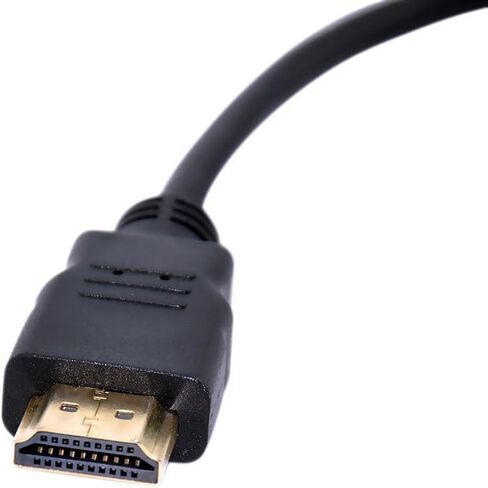محول كابل HDMI إلى VGA 15 دبوس d Sub، HDMI ذهبي مع سلك موصل صوت ذكر إلى VGA أنثى لتوصيل الكمبيوتر المحمول بالشاشة، تنطبق على الكمبيوتر الشخصي، MAC، PS4، جهاز العرض وما إلى ذلك in Saudi Arabia