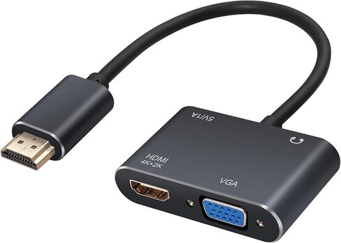 محول LiNKFOR HDMI إلى VGA + HDMI in Kuwait