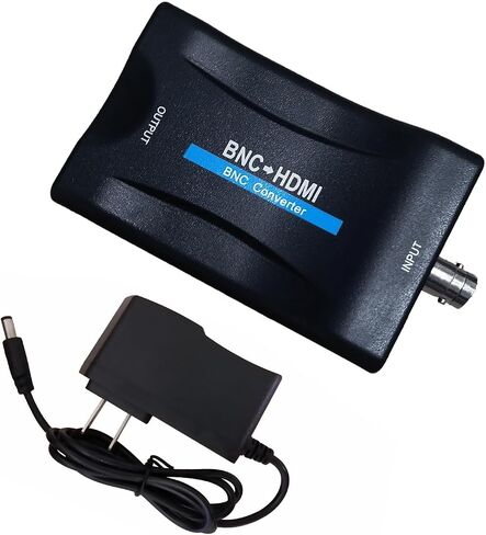 Coax to Hdmi Adapter,BNC to HDMI Converter,CVBS PAL/NTSC BNC to HDMI Adapter,720P/1080P Video Adapter HDCP Hook Security Camera CCTV DVRs Surveillance CVR to HDTV,Monitor and Projectors in Saudi Arabia