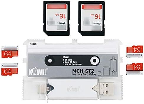 حافظة حامل بطاقات ذاكرة SD مع قارئ بطاقات USB 3 في 1 USB C USB 3.0 Micro USB لبطاقة SDXC/SDHC/SD/Micro SD/Micro SDXC/Micro SDHC، تعمل مع أنظمة التشغيل Windows وMac OSX وأجهزة Android - رمادي in Kuwait